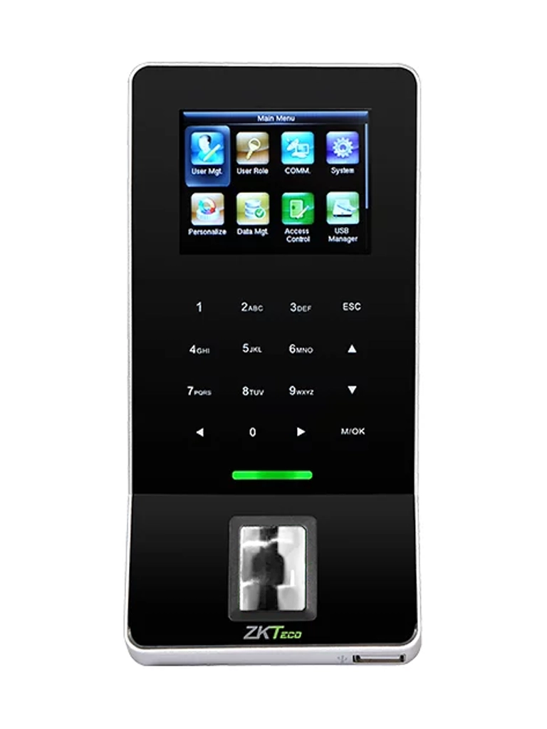 ZKTECO F22ID - Control de Asistencia y Acceso Básico con Huella Digital BioID+ (3000), Tarjeta ID 125 kHz (5000), Registro de 30,000 Eventos, Conexión Ethernet y WiFi - Image 2