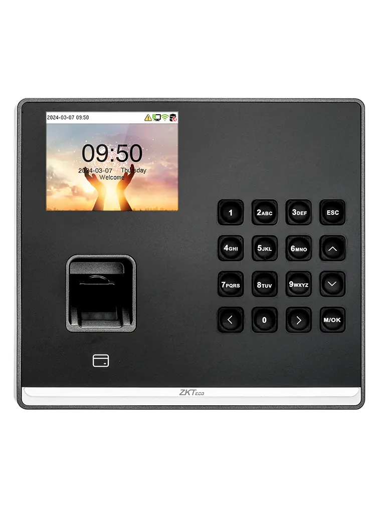 ZKTECO M2LR - Control de asistencia para 3,000 huellas / 3,000 tarjetas de proximidad de 125kHz / 150,000 eventos / TCP/IP y Wi-Fi - Image 3