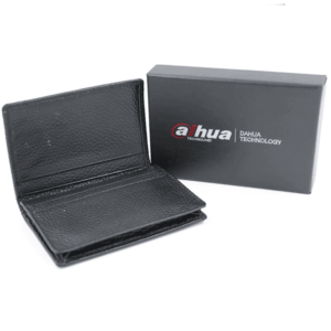 DAHUA MATPRO036 - Porta Tarjetas Negro/ Tipo Piel/ con Logo Dahua/ Promocional