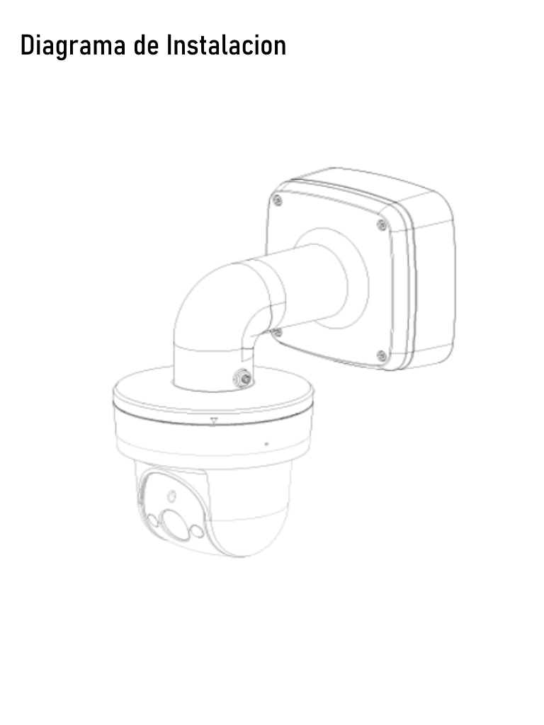 DAHUA PFB302S - Montaje de pared compatible con adaptadores PFA100 para camaras domo H dBW5300 / H dBW5501 / H dBW8301 - Image 2
