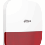 DAHUA DHI-ARA13-W2(915R) - Sirena Inalámbrica para Exterior con Estrobo Rojo, Frecuencia 915 MHz, 110dB, Múltiples sonidos de Alarma, IP65, Alarma de Batería Baja