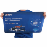 DAHUA MATPRO038 - Mouse Pad Largo Color Azul/ con Logo Dahua/ Promocional