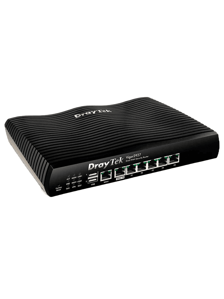 DRAYTEK VIGOR2927- Ruteador Multi-WAN balanceador de cargas con 1 puerto WAN GE RJ45, 1 puerto intercambiable LAN/WAN, 5 puertos LAN GE, 50 túneles VPN, 2 puertos USB, ideal para PyMEs - Image 3