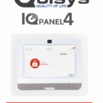 QOLSYS IQP4005 - Sistema de Alarma IQPanel4 Autocontenido , con Pantalla Tactil de 7", Power G 915 Mhz + DSC Serie Power 433 Mhz. Con 4 Bocinas integradas (4W). Para la plataforma Alarm.com