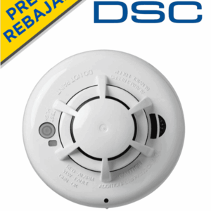DSC PG9936 - Detector de humo y calor inalámbrico con tecnología Power G compatible con NEO, PRO, Qolsys e IoTga