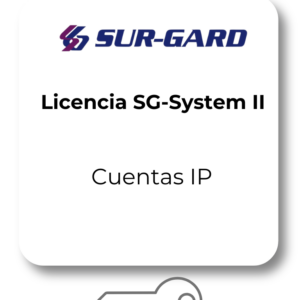DSC SG-SYS21536IP- Licencia SG-System II para habilitar segunda tabla de 1536 cuentas IP