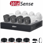 DAHUA DHI-KIT/XVR1B04-I/T/4-B1A11N-0280B - Kit de 4 canales HD/ Cámaras B1A11 de 1 MP/ Lente de 2.8mm/ Soporta 4 Canales más 1 IP o Hasta 5 Canales IP/ SMD Plus / Compresión H.265/ Cámaras de Policarbonato/