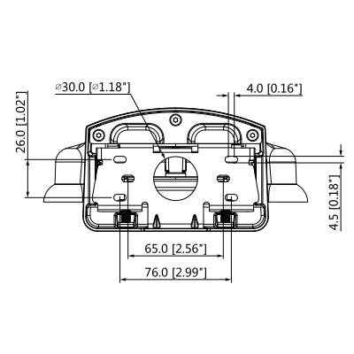 DAHUA DH-PFB211W - Brazo para Pared compatible con Cámaras Domo Modelos: HDBWxxExx, HDBWxxH-xx y - Image 5