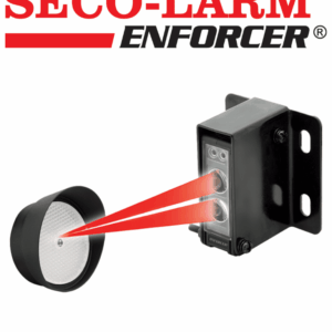Seco-Larm E936S45RRGQ - Sensor de haz fotoeléctrico reflectante . Cumple con el estándar UL325, 13 metros de alcance ( 45 ft)