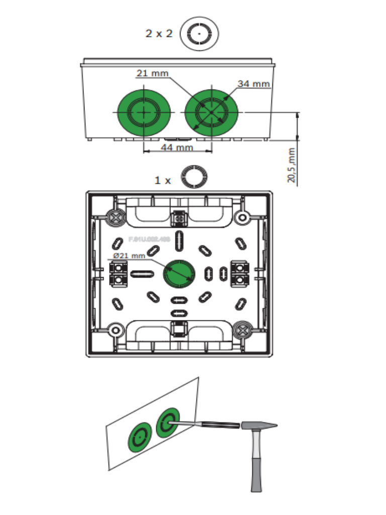 BOSCH F_FLMIFB126S - Carcasa para montaje en superficie - Image 3