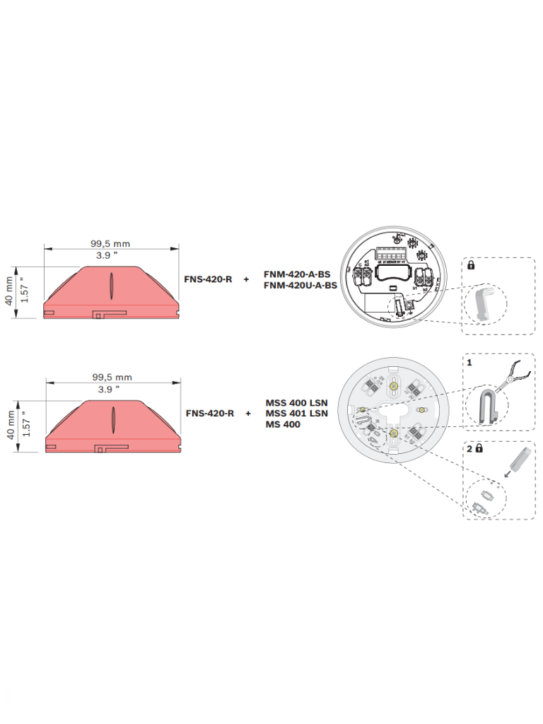 BOSCH F_FNS420R - LSN Luz estroboscopica roja - Image 2