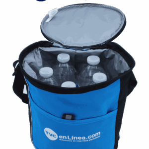 TVC HIELERATVC - Hielera Portatil/ Con logotipo de TVC/ Color Azul/ Impermeable/ Promocional/