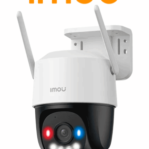 IMOU Cruiser SC 3MP (IPC-K7FN-3H0WE) - Cámara IP PT de 3 Megapíxeles/ Wifi/ Full Color/Disuasión activa luces Rojo-Azul/ Audio 2 Vías/ 30 Metros Visión Nocturna/ Sirena de 110 dB/ Smart tracking/ Ranura para MicroSD/ IP66/