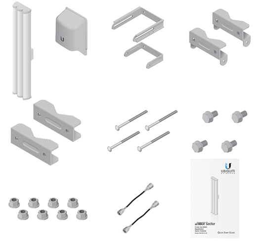 UBIQUITI AM-5G20-90 - Antena sectorial Airmax 5GHz para exteriores con 20 dBi y 90 grados de apertura. Compatible con ROCKET R5AC LITE, ROCKET LTU, ROCKET RP-5AC-GEN2 y ROCKET M5. - Image 2