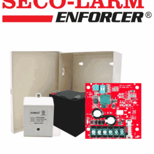 Seco-Larm Kit Fuente De Poder 1 - Kit De Poder Contiene 1 Fuente De Poder De 1.5 Amp, Batería De Respaldo, Transformador Y Gabinete