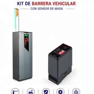 WEJOIN WJNSBG101HL34LEDDG102 - Kit de Barrera Vehicular de 4 Metros con Led Modelo WJNSBG101HL34LED con Sensor de Masa Gratis