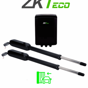 ZKSW400DC - Kit de Pistones de Aluminio Antioxidante, Para Puertas Abatibles de Doble Servicio, Soporta 400 kg por Puerta, Instalación Sencilla sin Soldadura, Accesorios Incluidos, Alimentación 110V