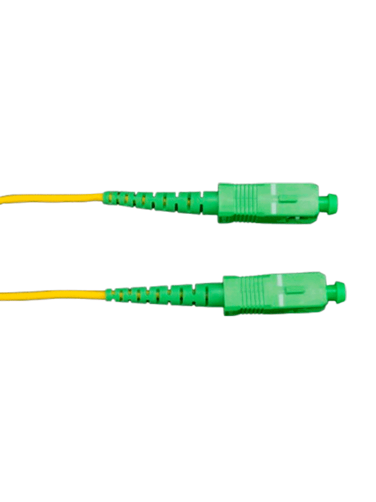 TCE - LMN-FO-SCA-SCA-02 - Jumper SC-SC Monomodo / APC / Simplex 2 mm / 2 metros / Amarillo - Image 2