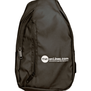 TVC MATPOP Mochila - Mochila de Viaje con Logo de TVC Fabricada con material de Curpiel suave al tacto, Equipada con un puerto USB y cable incluido, puedes conectar tu smartphone. Color Negro.