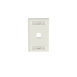 PANDUIT NK1FWHY - Faceplate de pared / 1 puerto / Color Blanco /La placa frontal NetKey™ es compatible con un módulo Keystone