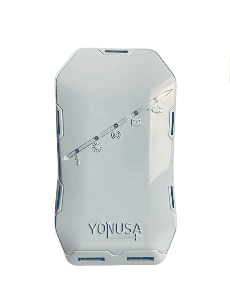 YONUSA EYHS1BAT Energizador de nueva generación para solución de cerco eléctrico. Cubre 500 metros lineales o 100 metros en 5 líneas y batería de respaldo de 12VDC a 4.5 Ah - Image 2