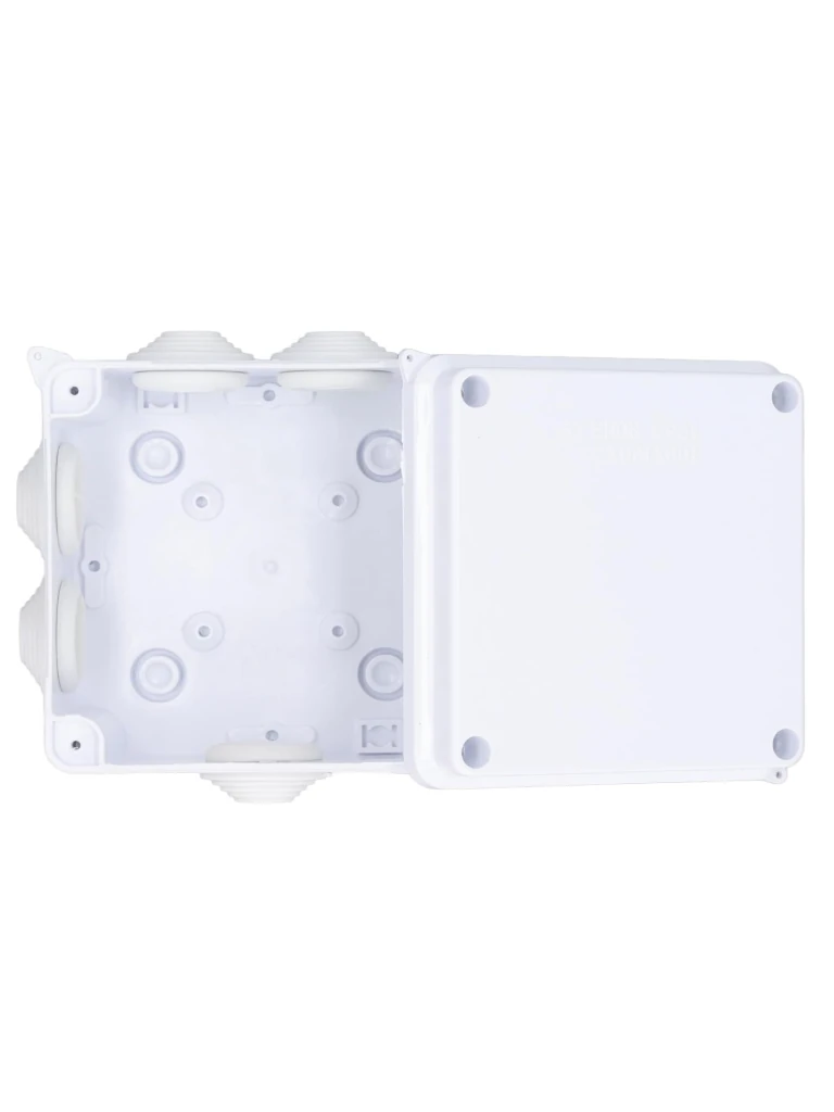 SAXXON PB100 - Caja de conexiones con 7 entradas / PVC libre de halógenos / Compatible con cámaras Bullet / Domo / Dimensiones 100 x 100 x 70 mm (Ancho x Alto x Fondo) / IP55 - Image 2