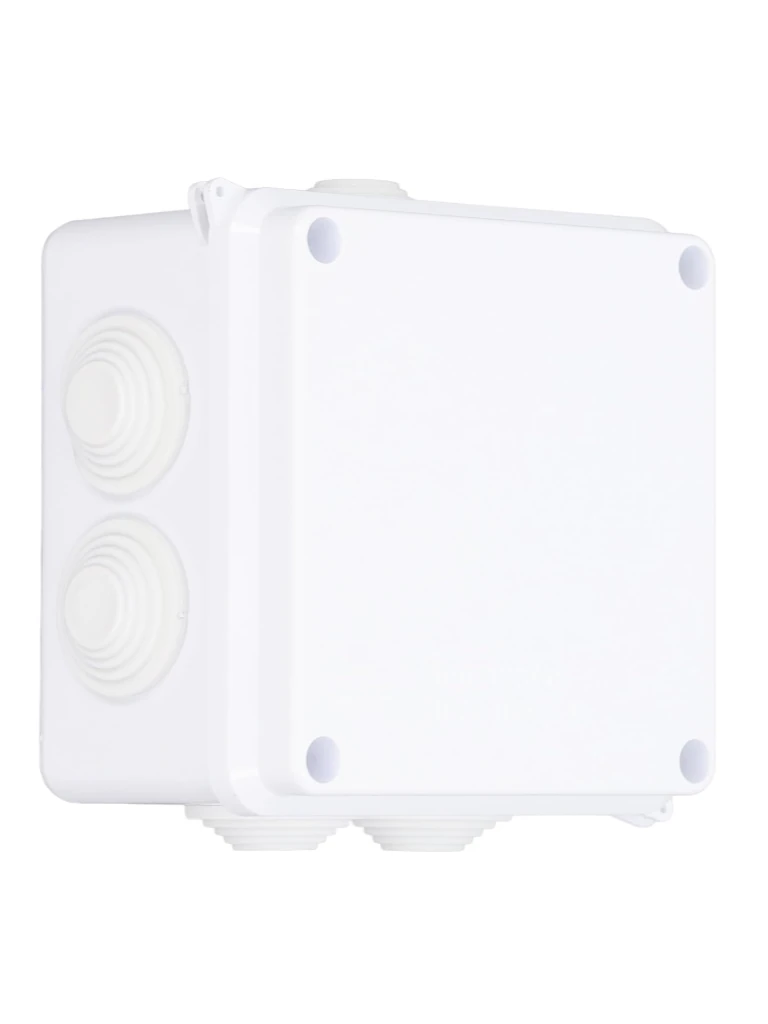 SAXXON PB100 - Caja de conexiones con 7 entradas / PVC libre de halógenos / Compatible con cámaras Bullet / Domo / Dimensiones 100 x 100 x 70 mm (Ancho x Alto x Fondo) / IP55 - Image 3