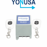 YONUSA KL2V2 - Modulo de mando receptor y dos transmisores compatible con todos los energizadores Yonusa, conexion sencilla, armado y desarmado de cerco electrico