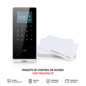 DAHUA ASI2201HDWIDEM - Paquete de Control de Acceso Wifi con 50 Tarjetas ID 125 Khz GRATIS