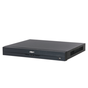 DAHUA DHI-NVR5216-16P-EI2  NVR IP WizSense de 16 canales 1U/ 16PoE/ 2HDD/ H.265+/384 Mbps/ AcuPick / N+M cluster/   IA por grabador: FD y FR /Protección perimetral/ SMD Plus/ HDMI 8K/