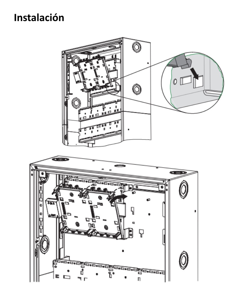 BOSCH F_PRS0002C - Rail de central corto para panel FPA5000 - Image 2