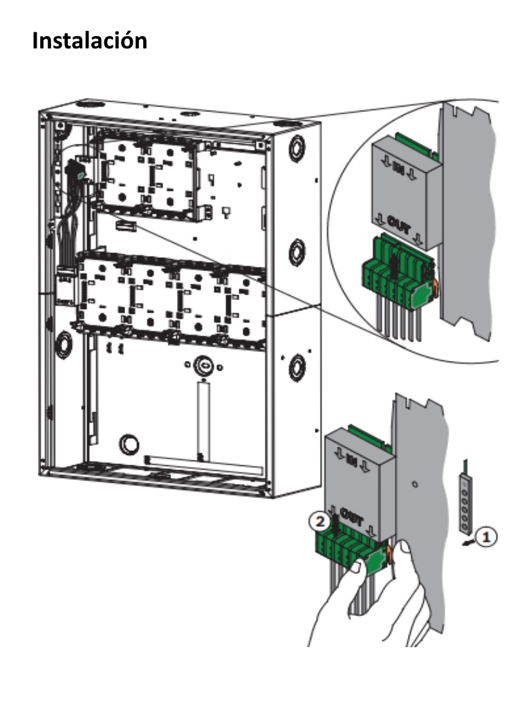 BOSCH F_PRS0002C - Rail de central corto para panel FPA5000 - Image 3