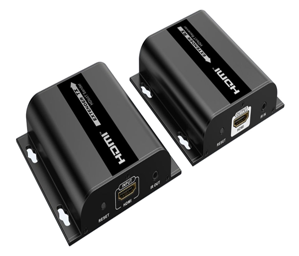 SAXXON LKV38340- Kit extensor HDMI sobre IP/ Resolucion 1080p/ Cat 5e/ 6/ hasta 120 metros/ Hasta 253 receptores/ Delay de 70ms/ HdBIT/ Transmisor de IR/ Plug and play - Image 5