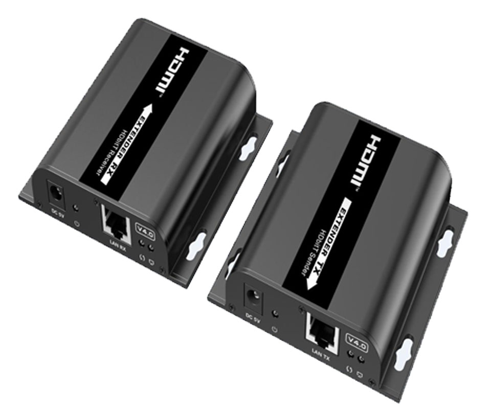 SAXXON LKV38340- Kit extensor HDMI sobre IP/ Resolucion 1080p/ Cat 5e/ 6/ hasta 120 metros/ Hasta 253 receptores/ Delay de 70ms/ HdBIT/ Transmisor de IR/ Plug and play - Image 6