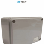 SBE TECH OP1208050- Caja plástica con tapa opaca de 12x8x5 cm multiusos, IP66, fabricada en material autoextinguible y resistente a la abrasión