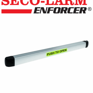 SECO-LARM SD961A36SLQ - Barra Para Salida De Emergencia Con Led / Zumbador 92db / Temporizador (Ajustable De 0.5 A 60 Segundos)