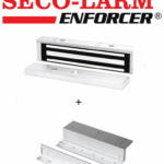 Seco-Larm E941SA600 - Electroiman de 600Lb + Soporte en "Z" y en "L"