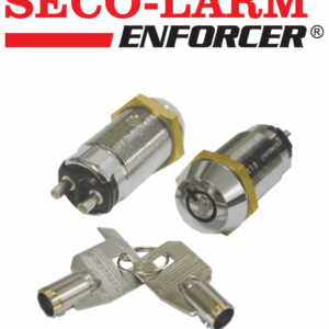 Seco-Larm SS-095-1H1 - Interruptor de bloqueo de llave tubular