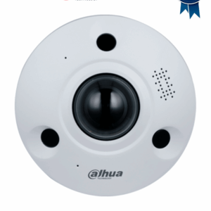 DAHUA IPC-EBW81242N - Cámara IP Fisheye 12 MP, lente 1.85 mm, visión 360°, IR 10 m. IA WizMind con conteo y análisis de personas, mapas de calor. PoE, DWDR, H.265, IP67, IK10. Incluye E/S de alarma y audio. Ideal para vigilancia integral y detallada.