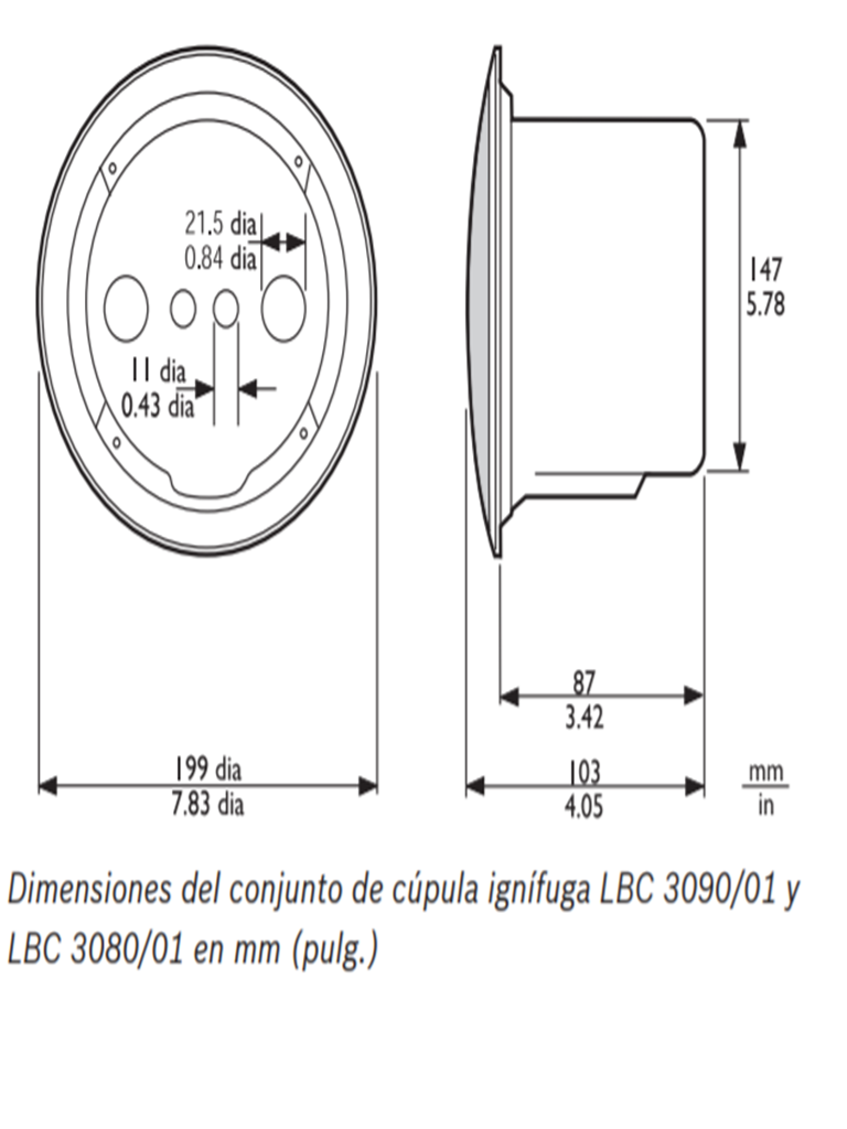BOSCH M_LBC308001- BURBUJA IGNIFUGA COLOR ROJO - Image 2