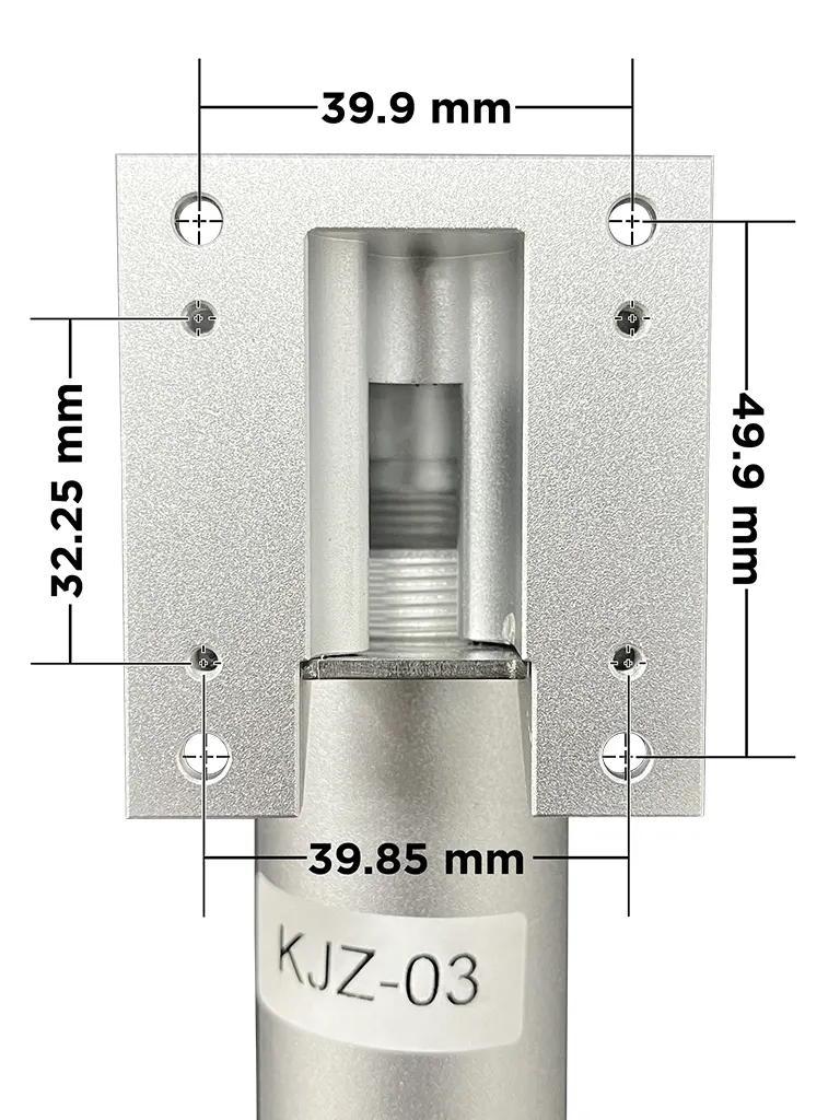 ZKTECO KJZ03 - Soporte de Fijación para Equipos Visible Light / Linea SpeedFaceV5L, ProFaceX y FaceDepot7BL / Acero Inoxidable / Compatible con Nuevos Pedestales FMB03 y FMB01 - Image 3