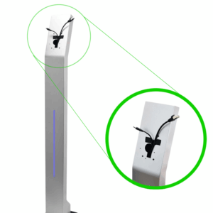 ZKTECO FMB05 - Soporte para Interiores para Equipos de pared / linea SpeedFaceV5L, SpeedFaceH5L, Proface X y FaceDepot7BL / Altura: 131.5 cm/