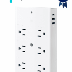 TP-LINK TAPO P306 - Multicontacto de 6 contactos WiFi para exterior , equipado con 1 puerto USB-C (PD) y 2 puertos USB-A (QC3.0), que brindan hasta 18 W de potencia , Control remoto con APP TAPO , Compatible con Alexa, Google Home y Apple Home.
