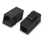 SAXXON M226 - Cople RJ45 / RJ45 Hembra a RJ45 hembra / CAT 6 / Color negro