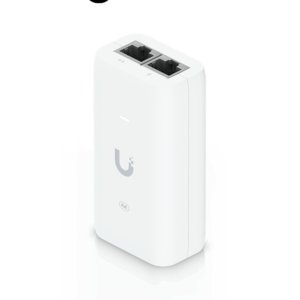 UBIQUITI U-PoE - Inyector PoE Gigabit/ Soporta Estándar IEEE802.3AF/ Voltaje de 48 DC/ Corriente de 0.32A/ Color Blanco/ Compatible con Equipos que Cuenten con Estándar IEEE802.3 AF