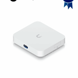 UBIQUITI UCG-MAX - Cloud Gateway UniFi, 4 puertos LAN de 2.5GbE, 1 puerto intercambiable a WAN, 1 puerto WAN de 2.5GbE, Balanceo de carga, 1.5Gbps con IDS/IPS, recomendado para 30 dispositivos y 300 clientes.