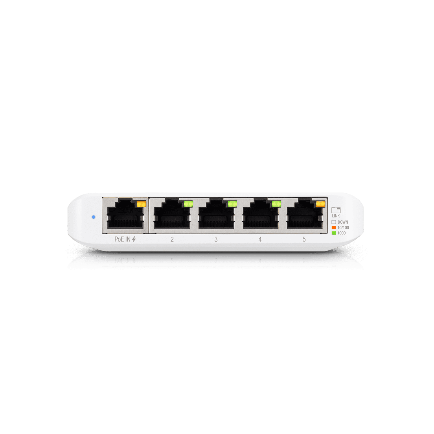 UBIQUITI USW-FLEX-MINI Switch UniFi Administrable Compacto de 5 Puertos 10/100/1000 Mbps, entrada de PoE 802.3af/at - Image 3