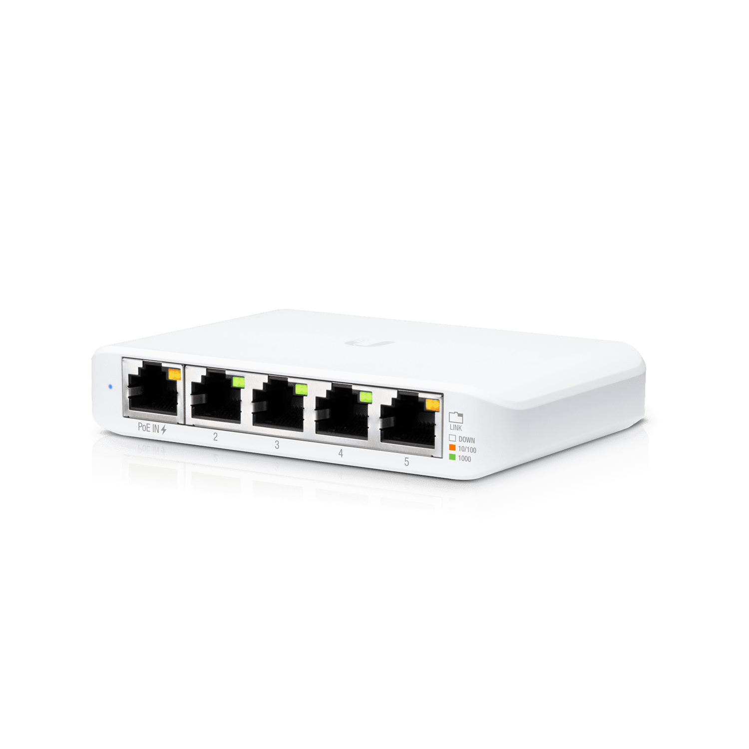 UBIQUITI USW-FLEX-MINI Switch UniFi Administrable Compacto de 5 Puertos 10/100/1000 Mbps, entrada de PoE 802.3af/at - Image 5