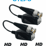 UTEPO UTP101PHD408 - Paquete de 8 pares de transceptores pasivos con terminales Push, soporta HDCVI, HDTVI, AHD y CVBS. Alcance: 250m a 720p, 200m a 1080p, 150m a 4MP.