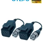 UTEPO UTP101PHD6 - Par de Transceptores Pasivos 4K (Video Baluns), Botón Push Superior, Empalmes Ordenados, 4K hasta 150m, 4MP a 200m, 1080p hasta 250m, Soporta HDCVI/HDTVI/AHD/CVBS